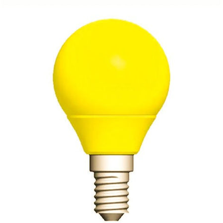 Lampadina Led E14 Mini Globo 220v Colore Verde Blu Viola Bianco Caldo Freddo 2w