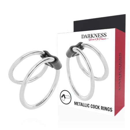Doppio Anello in Metallo DARKNESS