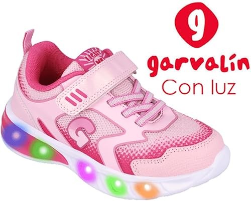 Scarpe bambina con luci rosa 25 - 32 Garvalin