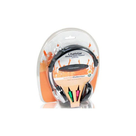Cuffie Stereo con Microfono Conceptronic CCHATSTAR2 - Plug 3.5mm - Nero