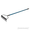 Rastrello per giardinaggio 1400 mm manico in acciaio Silverline - Eternal Brico