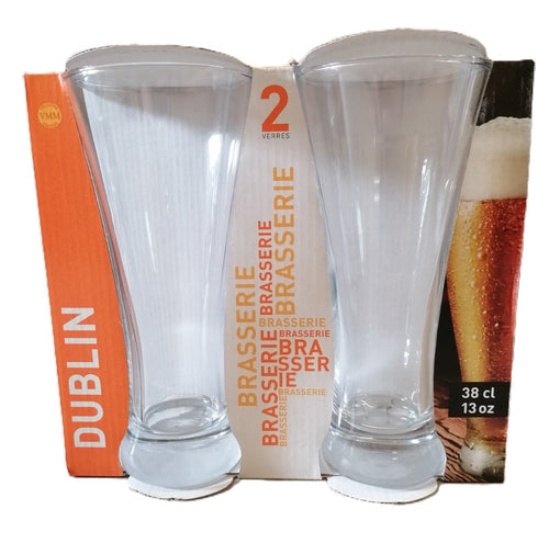 MAITRE CHEF - 2 BICCHIERI DA BIRRA 38CL MODELLO DUBLIN