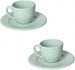 Brandani - Set 2 Tazzine da Caffè linea SenzaTempo colore tiffany