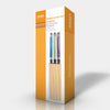 LIVOO - SET 6 COLTELLI DA BISTECCA IN INOX CON SUPPORTO IN LEGNO