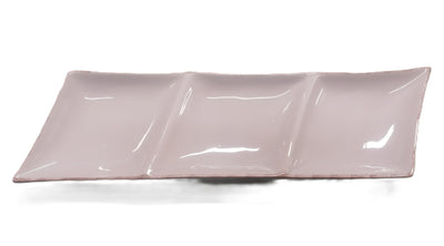 M HOME - PIATTO ANTIPASTIERA 3 SCOMPARTI IN CERAMICA