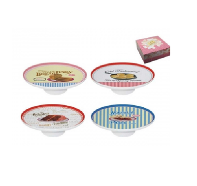 BRANDANI - ALZATA PER DOLCI DIAM. 31CM VINTAGE KITCHEN IN PORCELLANA