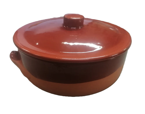 TEGAME IN TERRACOTTA SEMILUCIDO DIAM. 21CM