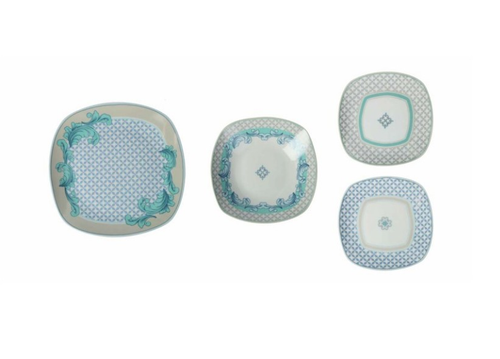 BRANDANI - SET TAVOLA 18 PEZZI IN PORCELLANA OPERA COLLECTION