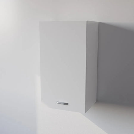 Pensile Cucina in Legno Nobilitato Bianco con 1 Anta Altezza 72 cm
