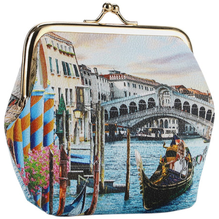 YNot potamonete coin wallet stampa Dream in Venice YES586S5 Portamonete YNot