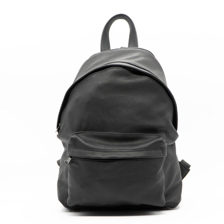 Cuba - Zaino Piccolo Nero In Vera Pelle