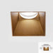 Faretto incasso Gea Led ASTRA Q GFA642 12x12 classico gesso lampada incasso soffitto quadrata rame giallo interno