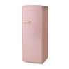 Frigorifero Mono porta Retro Vintage Rosa Domo DO91708R