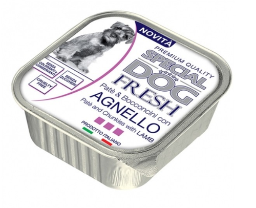 SPECIAL DOG FRESH - PATE' E BOCCONCINI CON AGNELLO 150GR