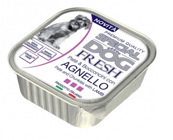 SPECIAL DOG FRESH - PATE' E BOCCONCINI CON AGNELLO 150GR