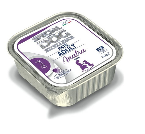 SPECIAL DOG EXCELLENCE - PATE' ADULTO CON ANATRA 150GR