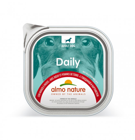 ALMO NATURE - DAILY BOCCONCINI PER CANI ADULTI MANZO E PATATE 150GR***