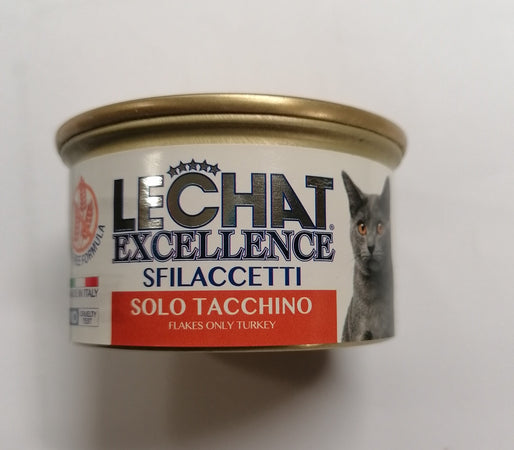 LECHAT EXCELLENCE - SFILACCETTI SOLO TACCHINO 80 GR