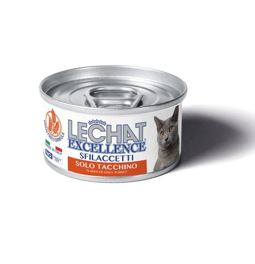 LECHAT EXCELLENCE - SFILACCETTI SOLO TACCHINO 80 GR