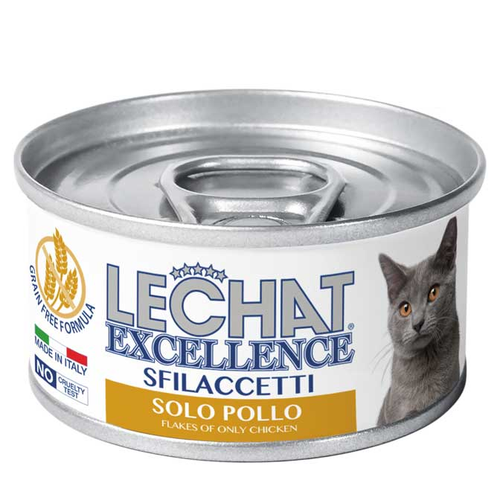 LECHAT EXCELLENCE - SFILACETTI SOLO POLLO 80GR