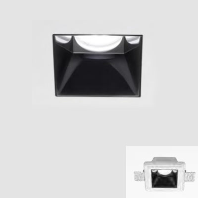 Faretto incasso Gea Led ASTRA Q GFA640 12x12 nero moderno gesso lampada incasso soffitto quadrato interno
