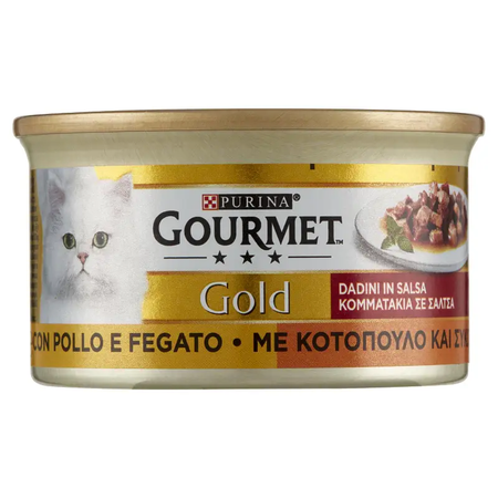 PURINA GOURMET GOLD - DADINI CON POLLO E FEGATO 80GR