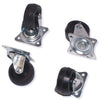 Set di ruote in gomma per mobili misure 30 mm 4 pezzi e 40 mm 4 pezzi Beast Beast