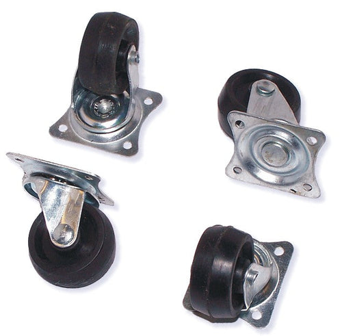 Set di ruote in gomma per mobili misure 30 mm 4 pezzi e 40 mm 4 pezzi Beast Beast