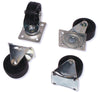Set di ruote in gomma per mobili misure 30 mm 4 pezzi e 40 mm 4 pezzi Beast Beast