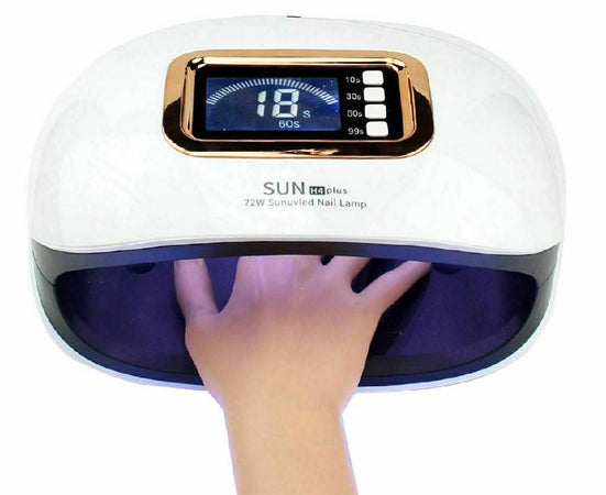 Lampada Uv A Led Per Unghie Fornetto Professionale 72w Gel Semipermanente Sun