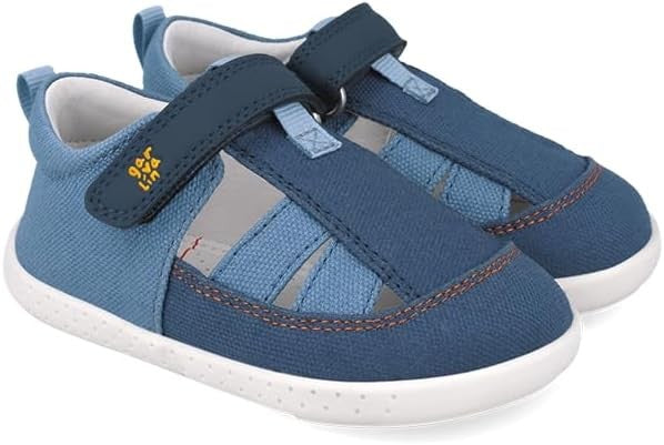 Sandali bambino blu primi passi barefoot 19 -26 Garvalin