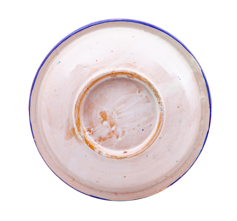 Biscottini Biscottini Piatto Ceramica Marocchina 33x33x9 Dipinto a Mano Design Orientale