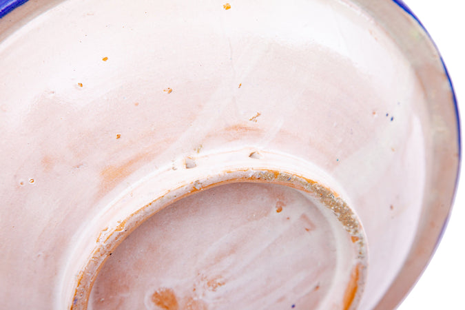 Biscottini Biscottini Piatto Ceramica Marocchina 33x33x9 Dipinto a Mano Design Orientale