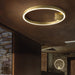 Plafoniera moderna Fratelli Braga LOOP 2129 PL60 LED alluminio lampada parete soffitto