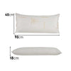 Cuscino Maxi Schiuma AloeVera Anatomico Anallergico Traspirante Borsa PVC 90x40cm