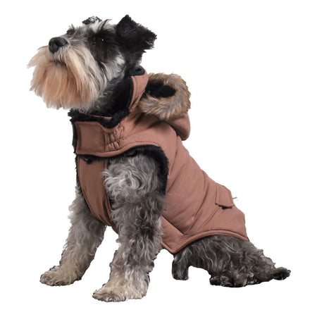 Giubbotto Imbottito Canada Nero Croci per Cani