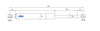 Molla a gas estensione max 505mm 300 N adattabile al riferimento originale Deutz-Fahr 04403124