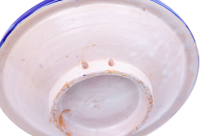 Biscottini Piatto Ceramica Biscottini Marocco Decorato a Mano Orientale 25x25x6 Parete