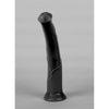 Dildo realistico pene morbido gigante di cavallo con vene e ventosa 48 cm XXL nero