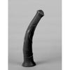 Dildo realistico pene morbido gigante di cavallo con vene e ventosa 48 cm XXL nero