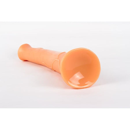 Dildo realistico pene morbido gigante di cavallo con vene e ventosa 48 cm XXL carne