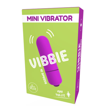 VIBBIE Mini vibratore bullet clitorideo Viola Love Match