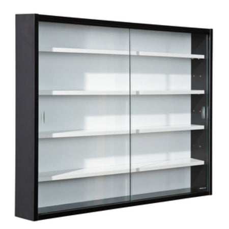 KIT VETRINETTA CM. 80X9,5X60 CREDENZA A VETRI DUE ANTE 4 RIPIANI