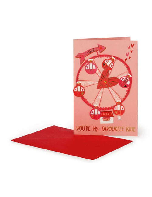 Biglietto Di Auguri San Valentino Con Applicazione Love Wheel Legami
