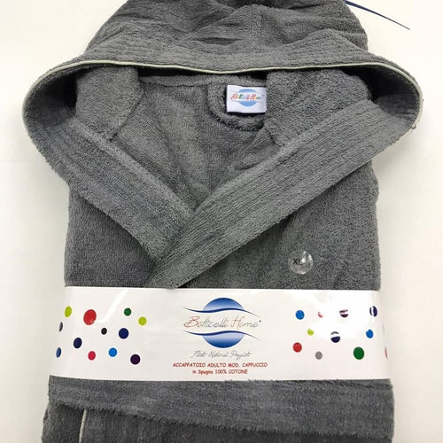 Accappatoio Botticelli Home Progress Unisex con Cappuccio