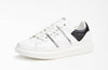 GUESS Sneakers Bianca Uomo 100% Pelle Scarpa Sportiva Bianco FM7SAILEA12 Scarpe Guess Fascia Nera Suola in Gomma e Lacci