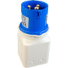 Adattatore Industriale Monofase - Spina CEE 16A - 2 Prese Bipasso 16A 220V - ElettroWatt.eu
