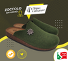 Originali Zoccoli Alpini, Ciabatte Uomo e Donna Invernali, Calde Sabot Tirolesi in Lana Cotta, 100% Made in Italy
