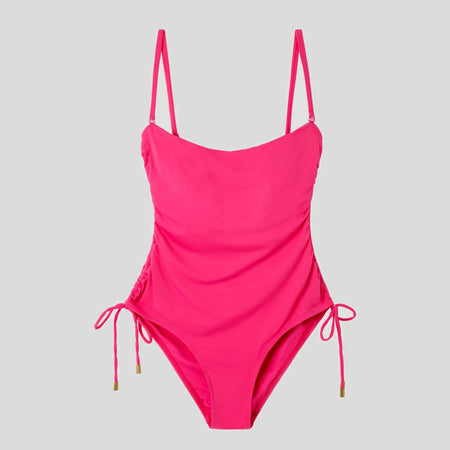 Costume Intero Gisela Tinta Unita Staccabile Donna