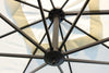 Ombrellone palo laterale Newton in alluminio verniciato da giardino e balcone